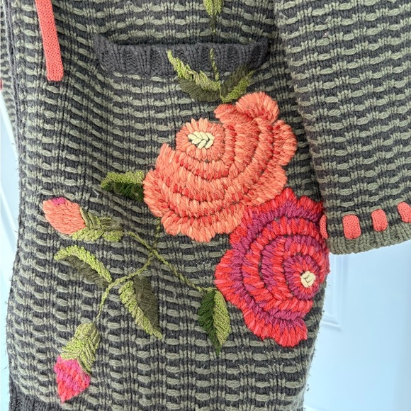 CAbi Wool Blend Sweater Jacket Long Size M - Picture 6 of 7